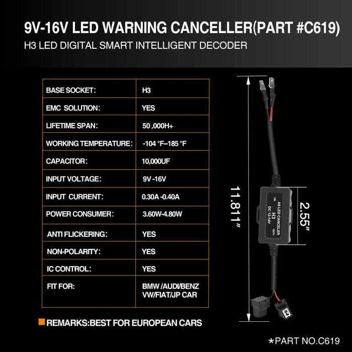 topcity c619 h3 canbus decoder,can bus decoder vw,canceller led,canceler led,warning canceller,canceller xenon,warning canceller capacitors,h3 led warning canceller,h3 led anti flicker resistor,h3 decoder,canbus decoder h3,h3 led canceller,canceller philips,h3 hid warning canceller,h3 led canbus canceller,warning canceller autozone,canbus decoder h3,led headlight warning canceller,h3 led canbus decoder,vw canbus decoder,h3 canbus decoder,canceller led h3