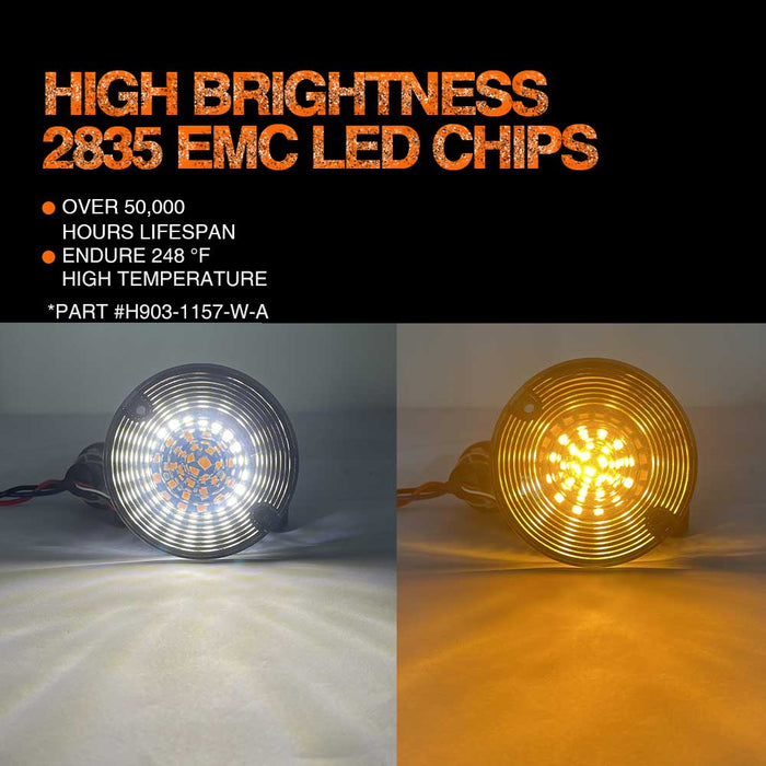 topcity 1157 bulb 48smd white and amber flat style high brightness,1157 led bulb,1157 led,led turn signal,motorcycle turn signals,blinker light,motorcycle indicators,sequential turn signals,turn signal lights,harley led turn signals,bay15d led,motorcycle led turn signals,motorcycle blinkers,led motorcycle indicators,led blinkers,harley turn signal,kellermann blinkers,led turn signal lights,H902 1157 bay15d 1493 2057 2357 2397 7528 48smd 2835 white Amber LED Turn Signal manufacturer exporter