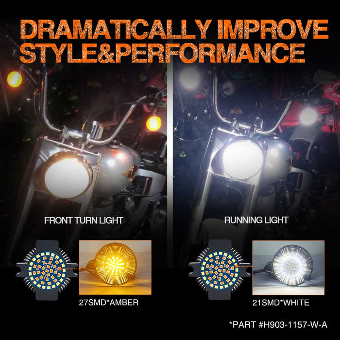 topcity 1157 bulb 48smd white and amber flat style performance,1157 led bulb,1157 led,led turn signal,motorcycle turn signals,blinker light,motorcycle indicators,sequential turn signals,turn signal lights,harley led turn signals,bay15d led,motorcycle led turn signals,motorcycle blinkers,led motorcycle indicators,led blinkers,harley turn signal,kellermann blinkers,led turn signal lights,H902 1157 bay15d 1493 2057 2357 2397 7528 48smd 2835 white Amber LED Turn Signal manufacturer exporter